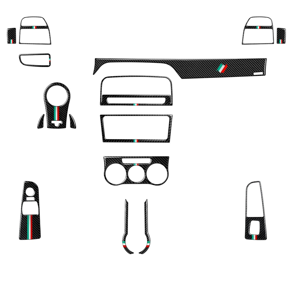 Car Steering Wheel Panel. Carbon Fiber Interior Sticker. For