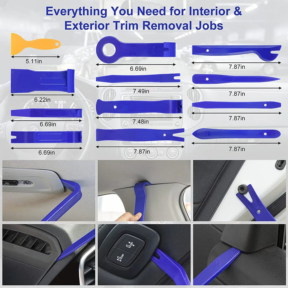 43pcs Hand Tool Set Pry Disassembly Tool Interior Door Clip 