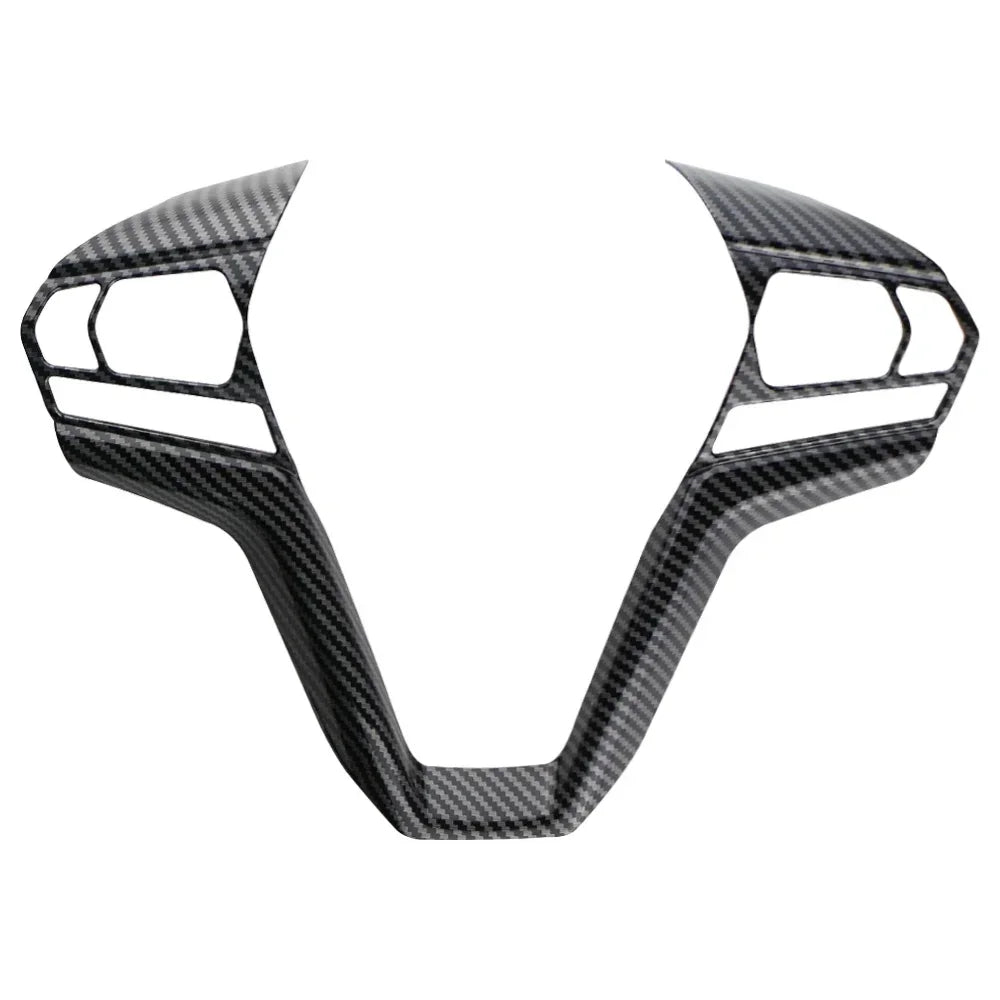 Carbon Fiber Steering Wheel Panel Cover Trim for Isuzu D-Max