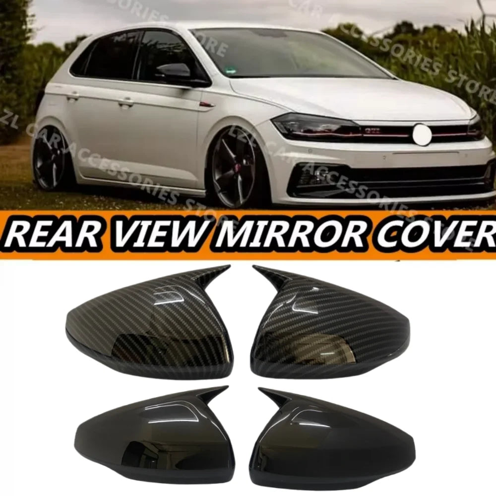 Rear View Mirror Cover For Volkswagen For VW Polo Mk6 AW GTI