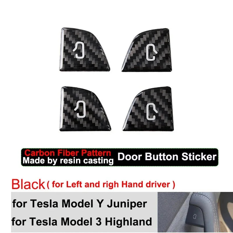 For Tesla Model Y Juniper 2025+ Model 3 Highland 2024 Carbon