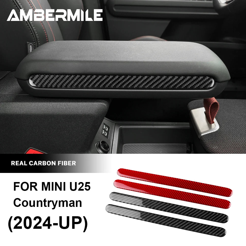 For Mini Countryman U25 2024 2025 Car Armrest Box Side Strip