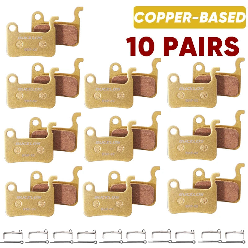 BUCKLOS MTB Disc Brake Pads for SHIMANO A01S Copper-Based Metal Hydraulic Brake Pad Mountain Bike Brake Pads for M975 M765 M595