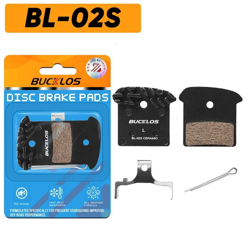 BUCKLOS Ceramic Bike Brake Pads Bicycle Hydraulic Disc Brake Pad Road MTB Brakes Pads Fit Shimano for Sram Bicycle Accessories