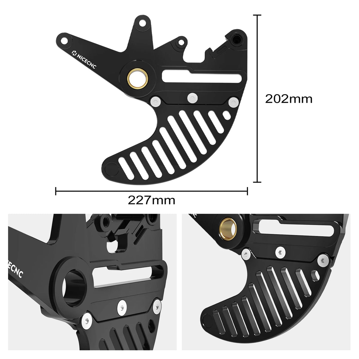 NICECNC For KTM EXC 300 EXC-F 350 2004-2024 Rear Dual Calipe