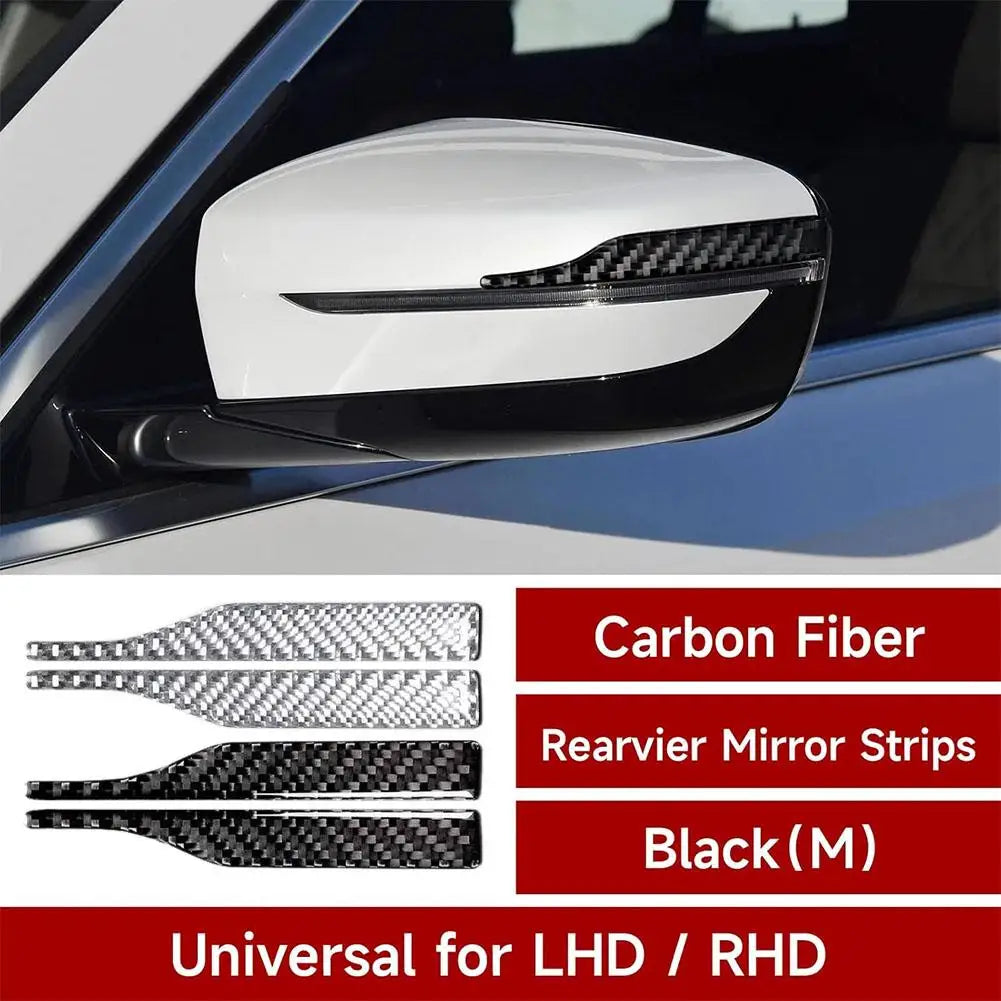 2pcs Mirror Edge Protection Car Crash Strips Protect Lightwe