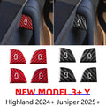 For Tesla Model Y Juniper 2025+ Model 3 Highland 2024 Carbon