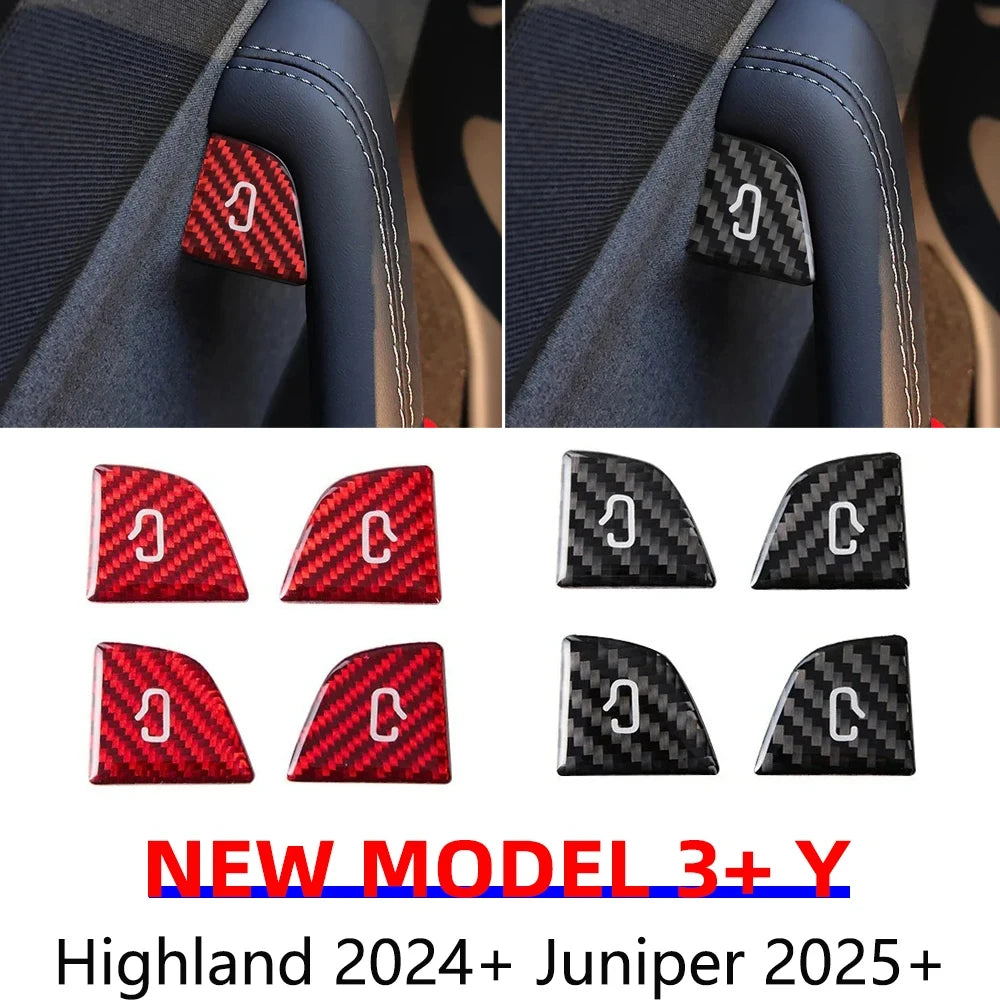 For Tesla Model Y Juniper 2025+ Model 3 Highland 2024 Carbon