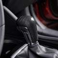 Carbon Car Gear Head Shift Knob Handle Cover Trim Sticker Ac
