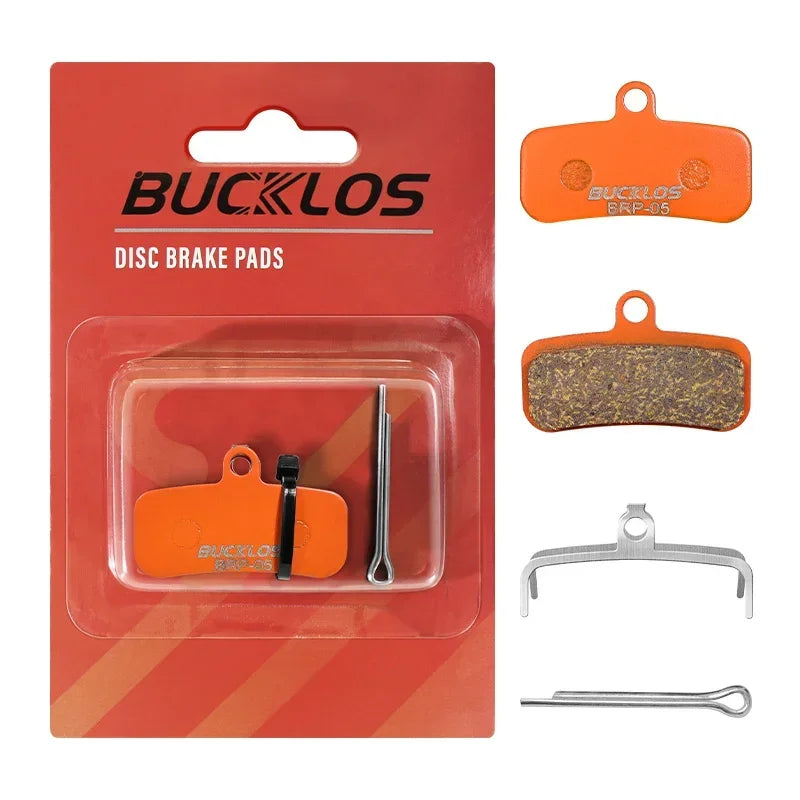 BUCKLOS Bicycle Ceramic Brake Pads for Shimano D01S D03S Disc Brake Pads MTB E-Bike 4 Piston Hydraulic Brake Pad Resin Sintered