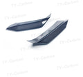 Dry Carbon Fiber Car Front Bumper Splitters For BMW F80 M3 F82 F83 M4 2014-2019 Front Upper Vent Splitter Fog Lamp Trim Cover