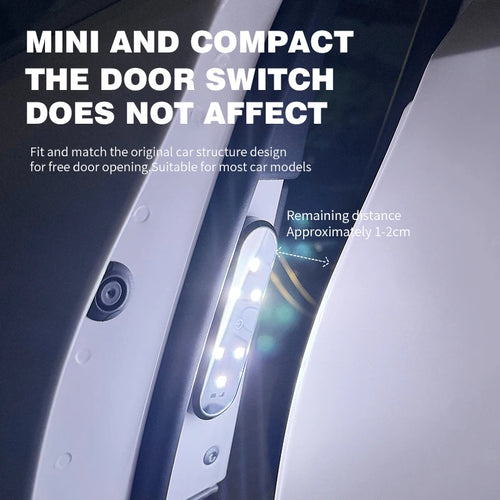 1/2/4pcsCar Warning Door Light LED Anti-collision Door Burst