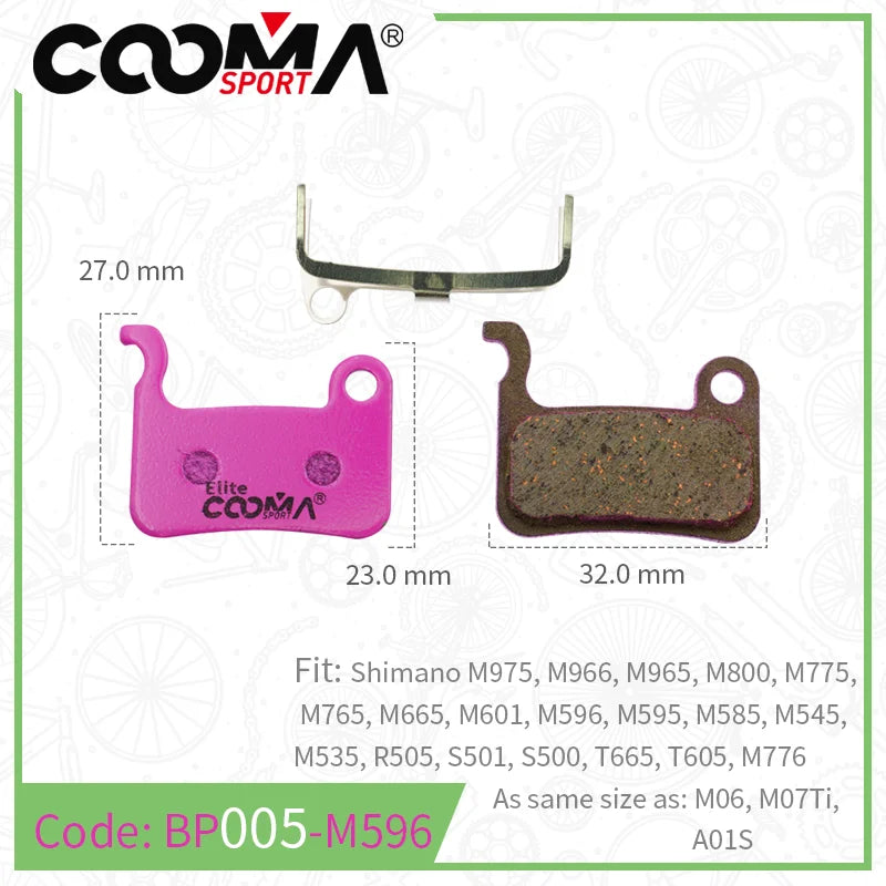 Ceramic Bicycle Brake Pads for SRAM Avid Shimano Magura Hayes Formula Hope MTB Road Bike 4 Pairs Elite