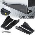 35cm 48cm Universal Fit Car Spoiler Lateral Bumper Rear Side