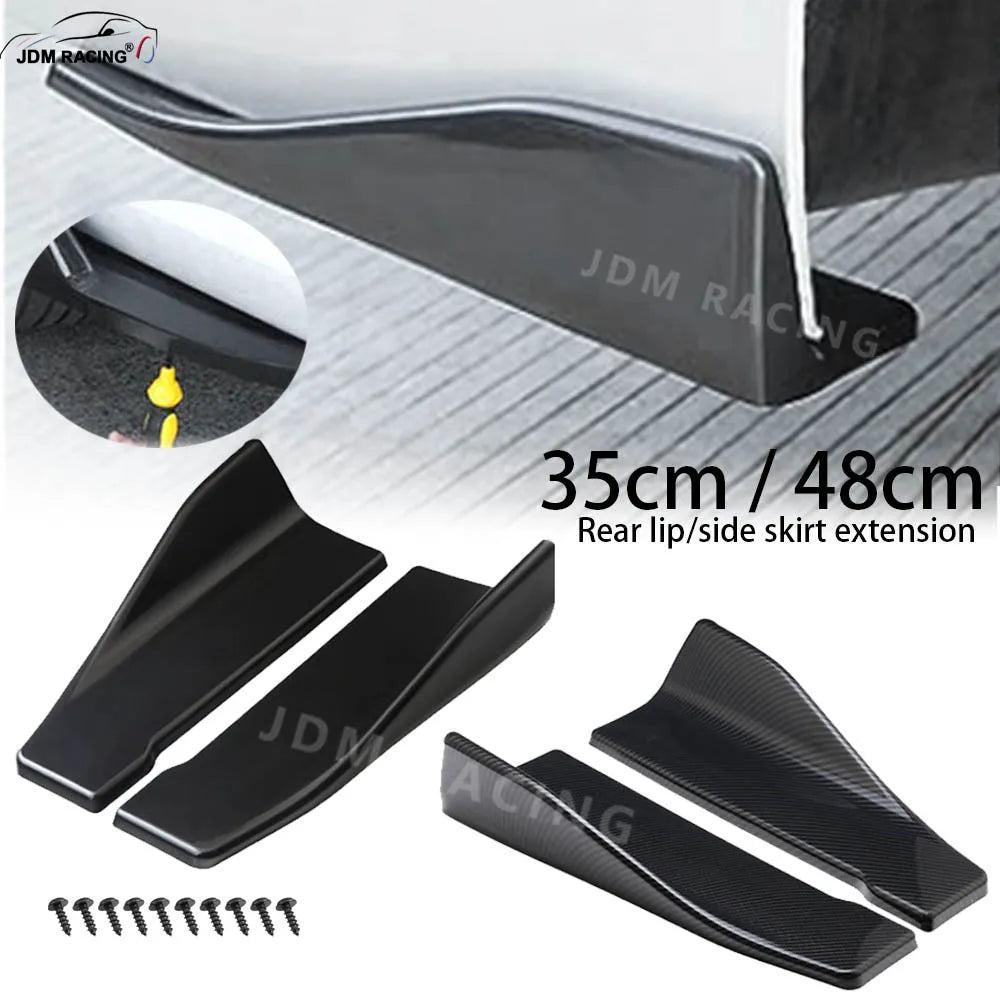 35cm 48cm Universal Fit Car Spoiler Lateral Bumper Rear Side