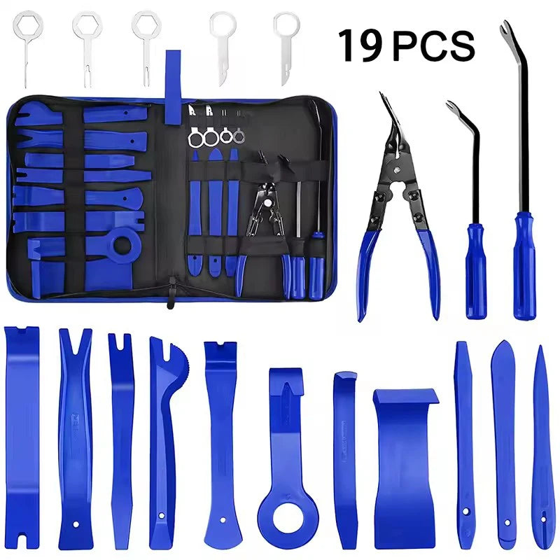 Car Hand Tool Set Car Disassembly Tool Kit Stereo Repair DVD Repair Tool Dashboard Removal Tool Interior Plastic Trim Panel