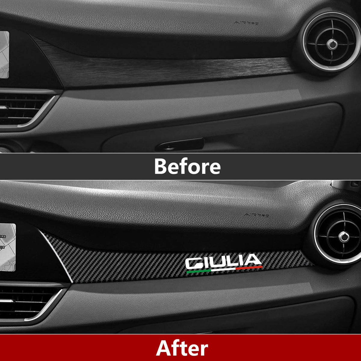 For Alfa Romeo Giulia 952 2016-2027 Center Console Dashboard