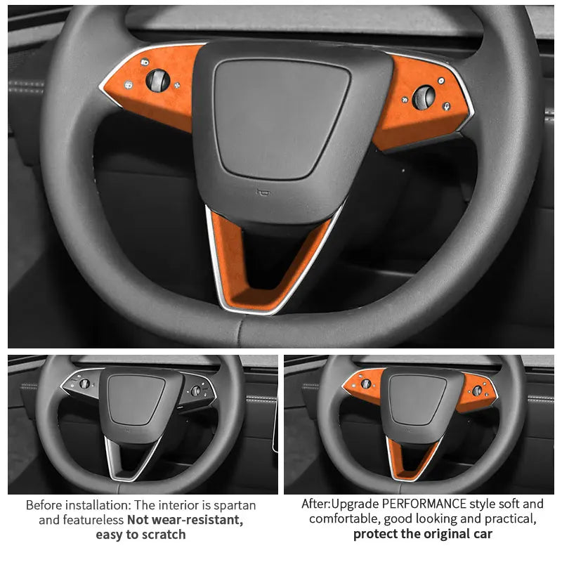 Made of Alcantara For Tesla Model 3 (2024-)/Model Y (2025-) 