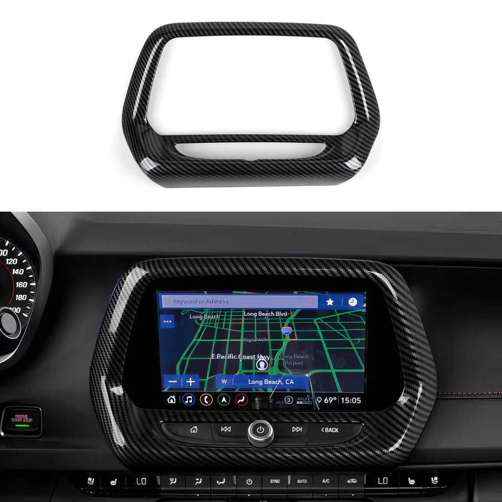 ABS Trim Car Steering Wheel Button Panel Cover Carbon Fiber Interior Sticker For Chevrolet Camaro ZL1 2016-2026 Accessories