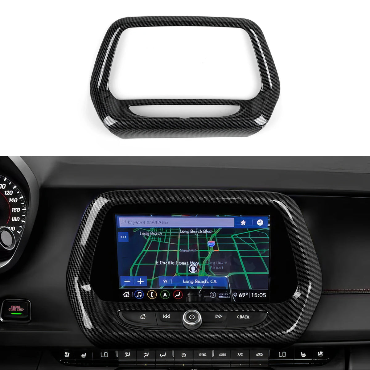 ABS Trim Car Steering Wheel Button Panel Cover Carbon Fiber Interior Sticker For Chevrolet Camaro ZL1 2016-2026 Accessories