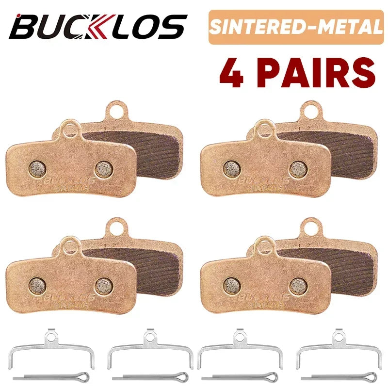 BUCKLOS Sintered-Metal MTB Brake Pads for D02S N03A Bicycle Hydraulic Disc Brake Pads Metallic Bike Brake Pad Mountain Bike Part