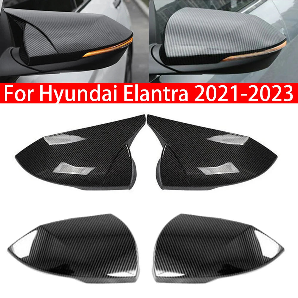 For Hyundai Elantra 2021-2023 Car Rearview Side Mirror Cover