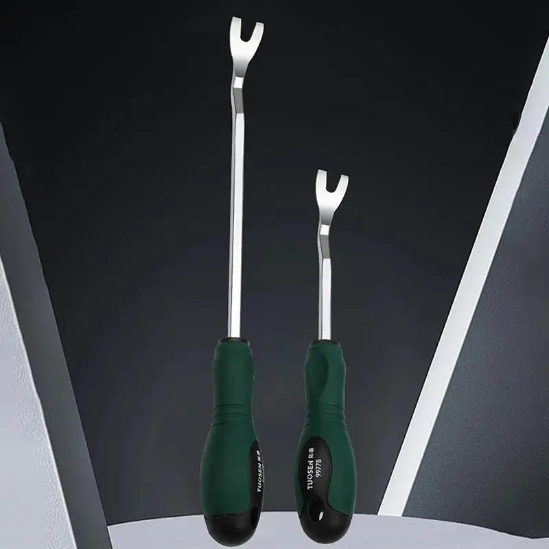 Auto Door Panel Clip Remover Tool Durable Steel Pry Bar Kit 