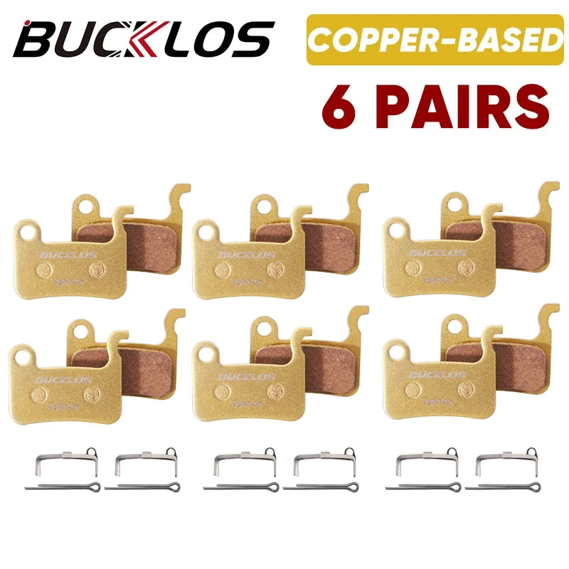 BUCKLOS MTB Disc Brake Pads for SHIMANO A01S Copper-Based Metal Hydraulic Brake Pad Mountain Bike Brake Pads for M975 M765 M595