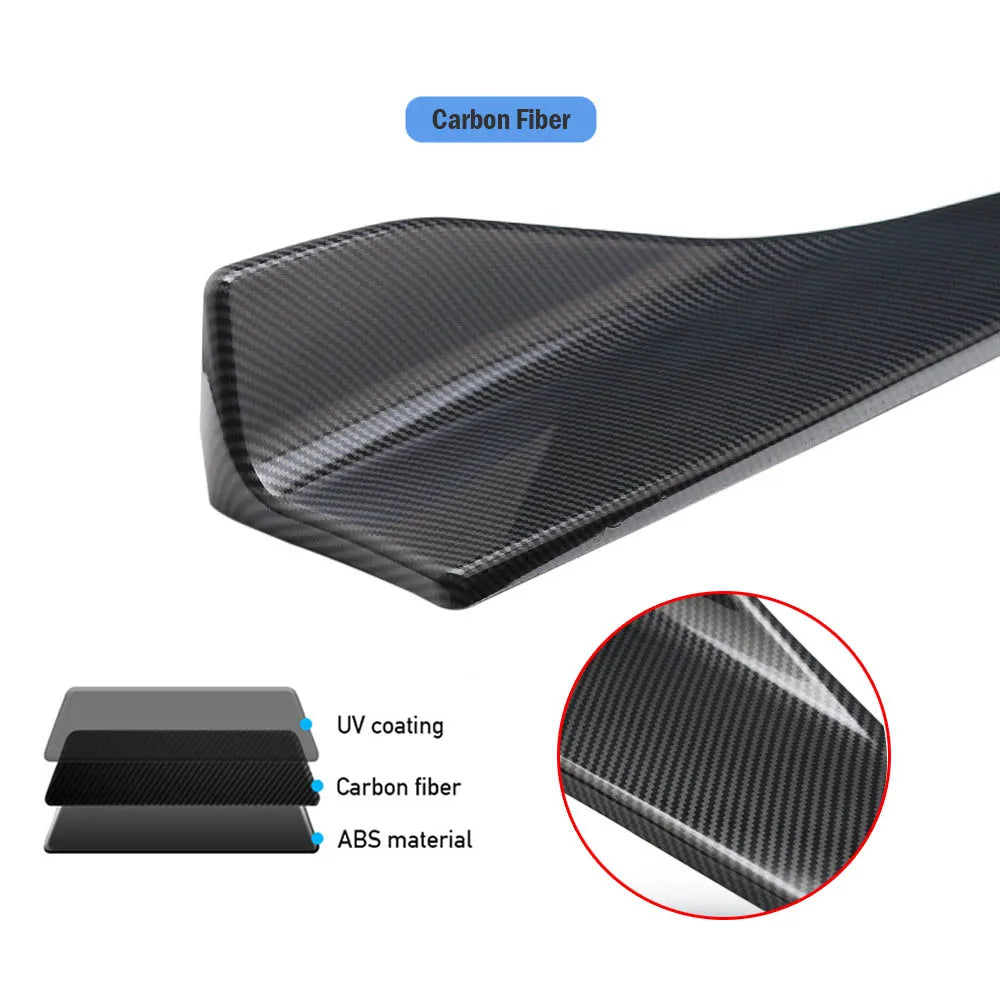 35cm 48cm Universal Fit Car Spoiler Lateral Bumper Rear Side