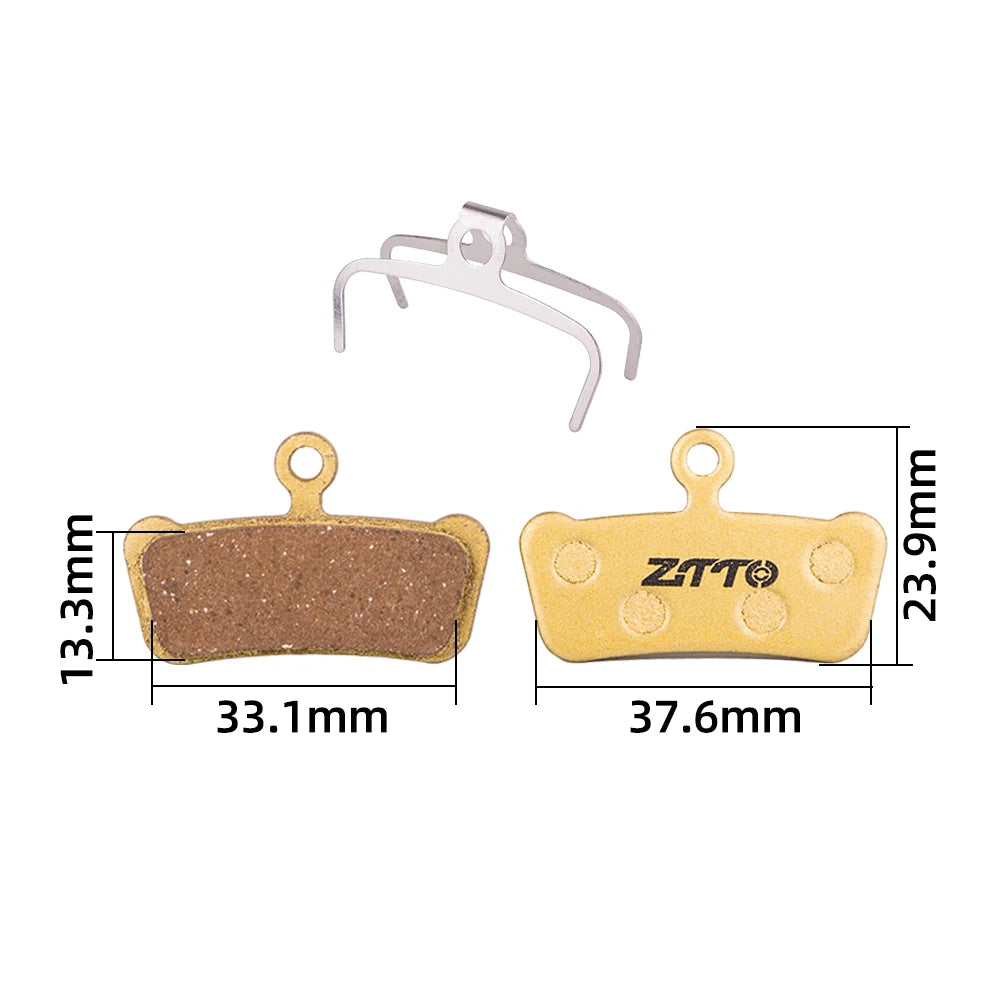 ZTTO MTB Bike 4 Piston Disc Brake Pads Metallic Brake shoes 