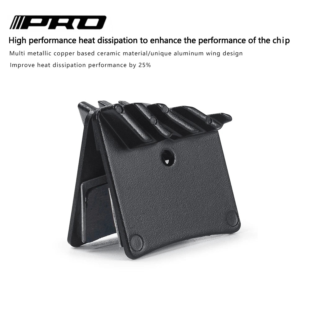 IIIPRO E4 Disc 4-piston Bicycle Brake Pad Ceramic Copper-bas