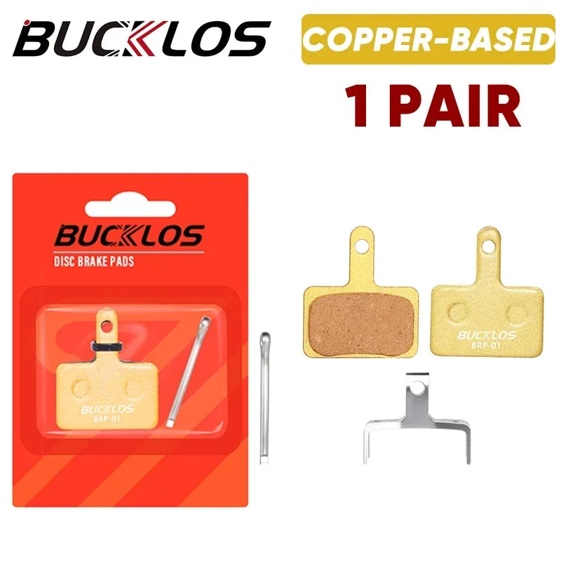 BUCKLOS Bicycle Hydraulic Disc Brake Pad Semi-Metal Ceramic MTB Bike Brake Pads for SHIMANO B01S MT200 SRAM AVID HAYES Magura