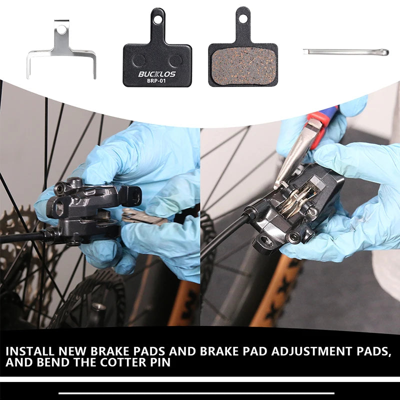 BUCKLOS Fit B01S Disc Brake Pad Resin Semi-metallic Ceramic 