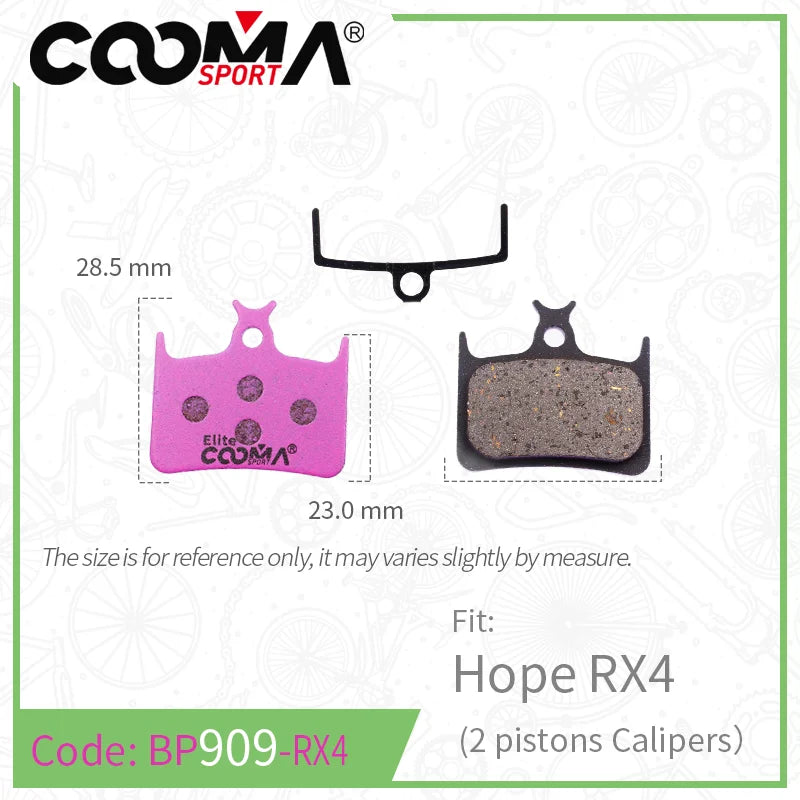 4 Pairs 8 PCS Ceramic Bicycle Brake Pads for SRAM Avid Shimano Magura Hayes Formula Hope ZOOM JAK Bike Caliper