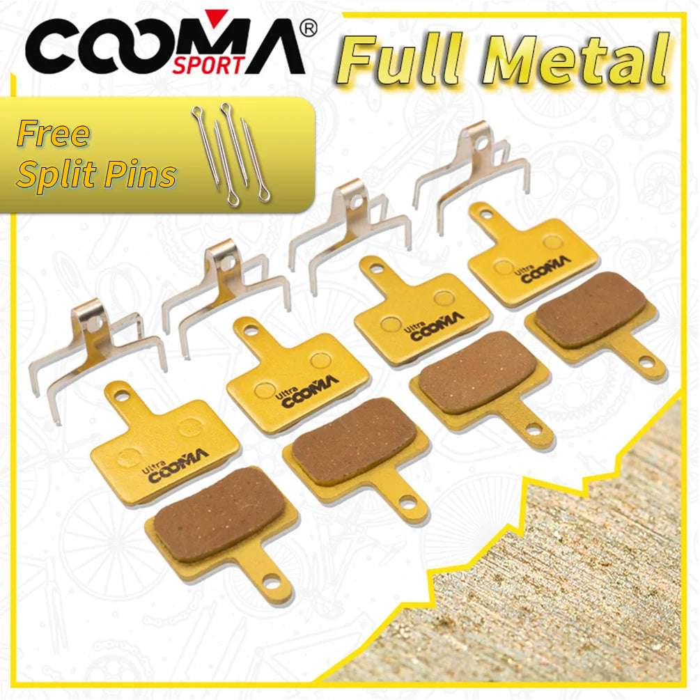 4 Pairs Bicycle Disc Brake Pads for Shimano B01S UR300/MT200