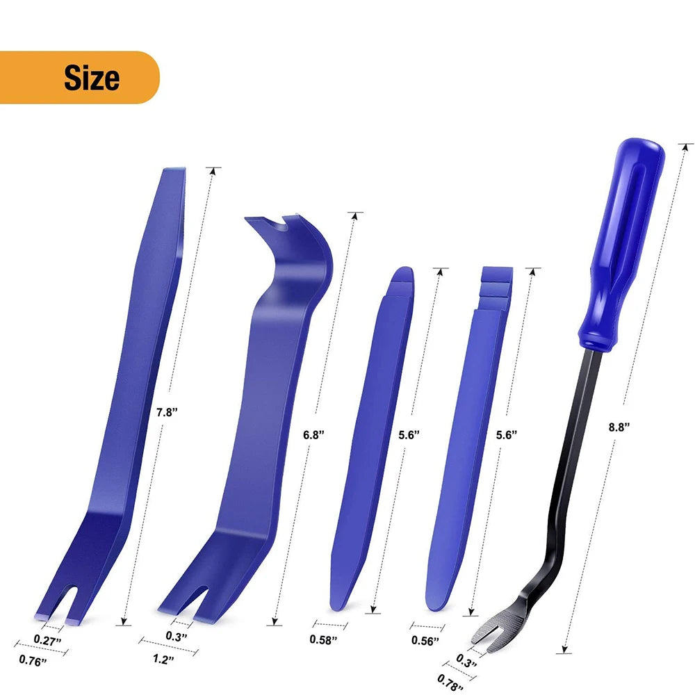 Auto Door Clip Panel Trim Removal Tools Kits Navigation Blades Disassembly Plastic Car Interior Seesaw Conversion Repairing Tool