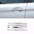 4Pcs/set ABS Car Door Handle Molding Cover Trim Carbon Fiber