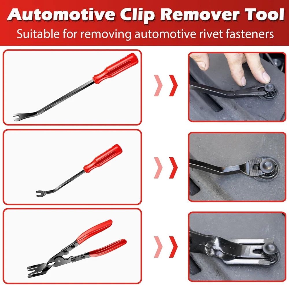 7Pcs Car Trim Removal Tool Kit Non-Scratch Plastic Pry Tool 