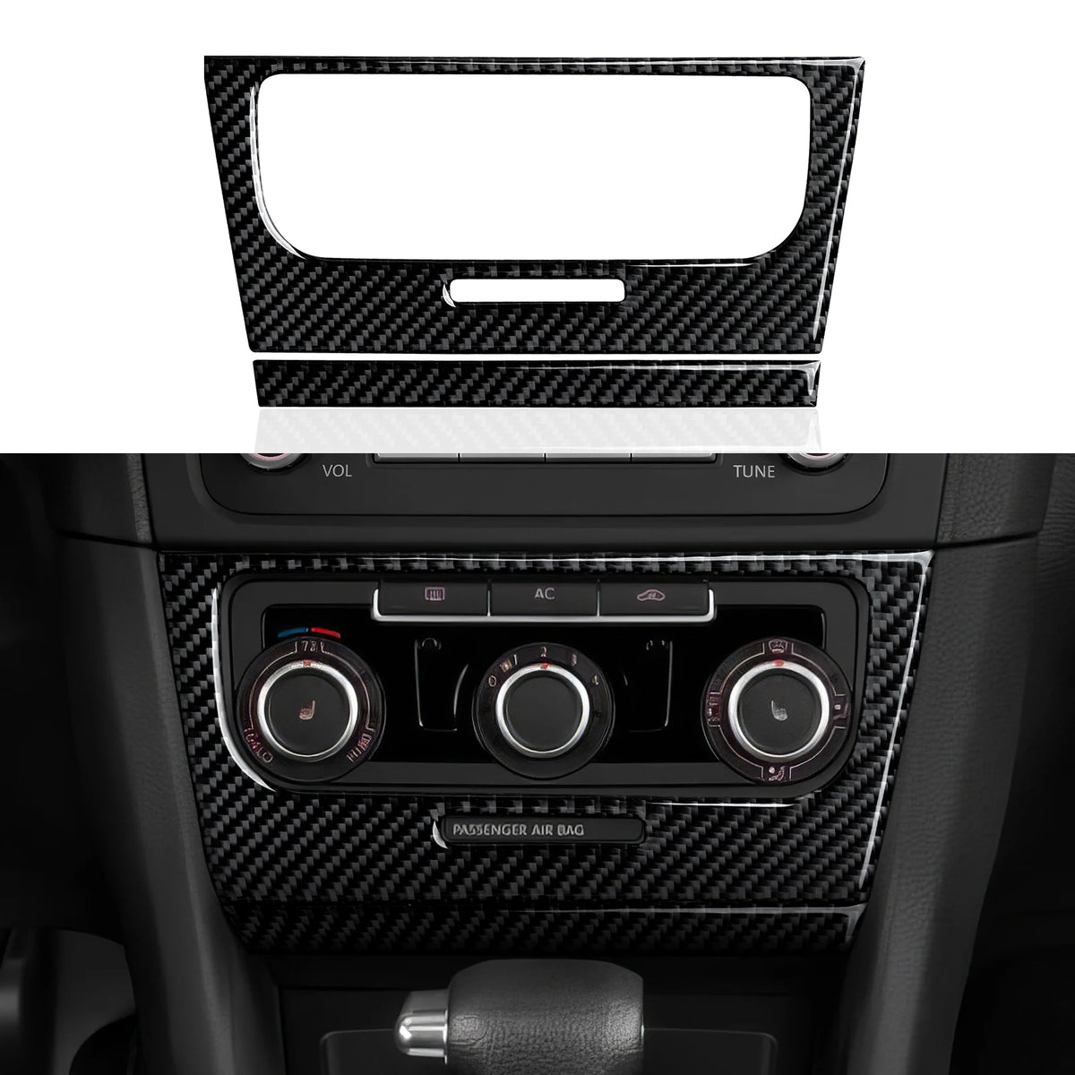 Car Center Console Gear Shift Panel For Volkswagen Golf VI M