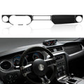 For Ford Mustang GT Shelby (2010-2014) Carbon Fiber Interior Sticker Car Center Console Dashboard Panel Cover Trim Accessories