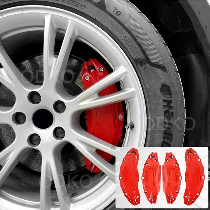 For Tesla Model YL 2025 Brake Caliper Covers Set of 4 Caliper Covers 18 19 Inch Wheel Hub Aluminium Alloy Accessories