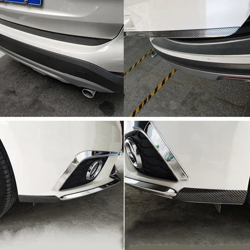 Universal Car Stickers Doorsill Bumper Threshold Step Carbon