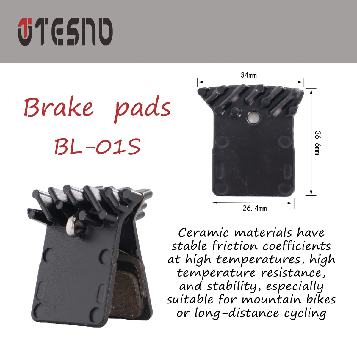 Kocevlo L05A L03A Road Disc Brake Pads Resin ICE Metal Ceram