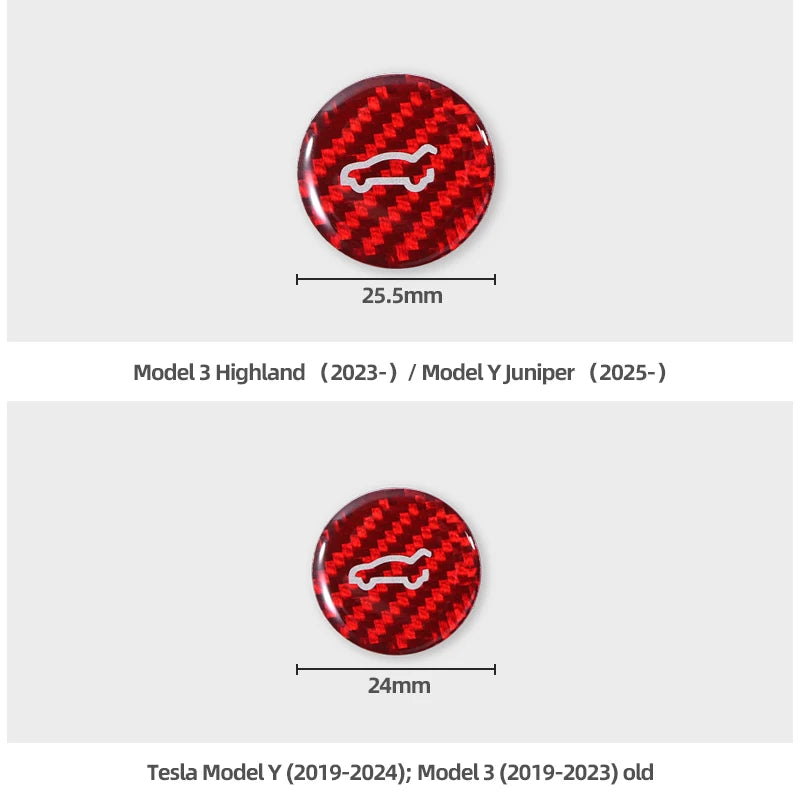 For Tesla 2019- Model 3 Highland 2024 Model Y Juniper Carbon