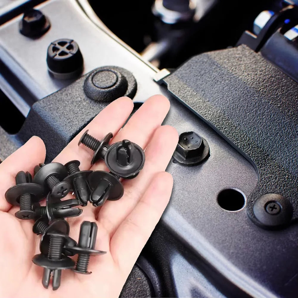 Car Fixing Clip 6 Size Fastener Car Plastic Clip Kit Body Bu