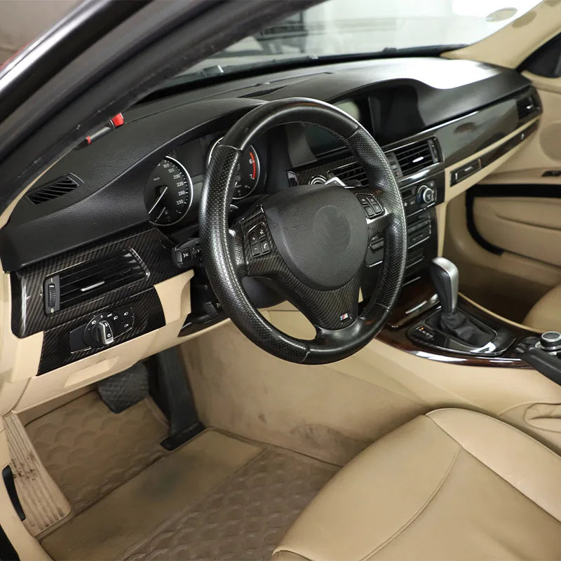 For BMW 3 Series E90 2005-2012 Car Carbon Fiber Interior Dec