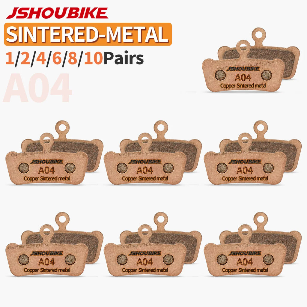 JSHOUBIKE Sintered Metal Hydraulic Brake Pads for SRAM G2 Gu