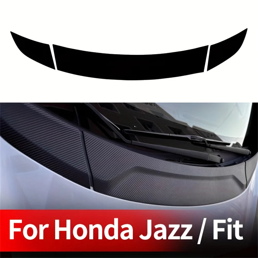 For Honda Fit Jazz GK5/Honda Jade 2014-2020 3D Black Hood Tr