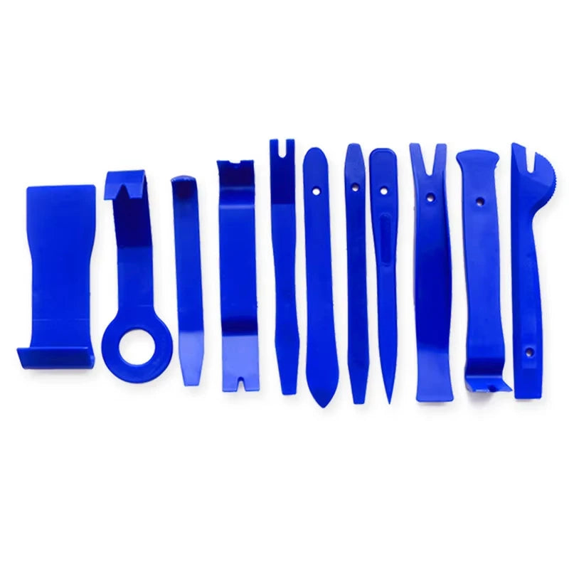 Auto Car Door Dash Radio Panel Trim Removal Pry Tool Kit Disassembly Repair Installer Interior Plastic Clip Conversion Hand Set
