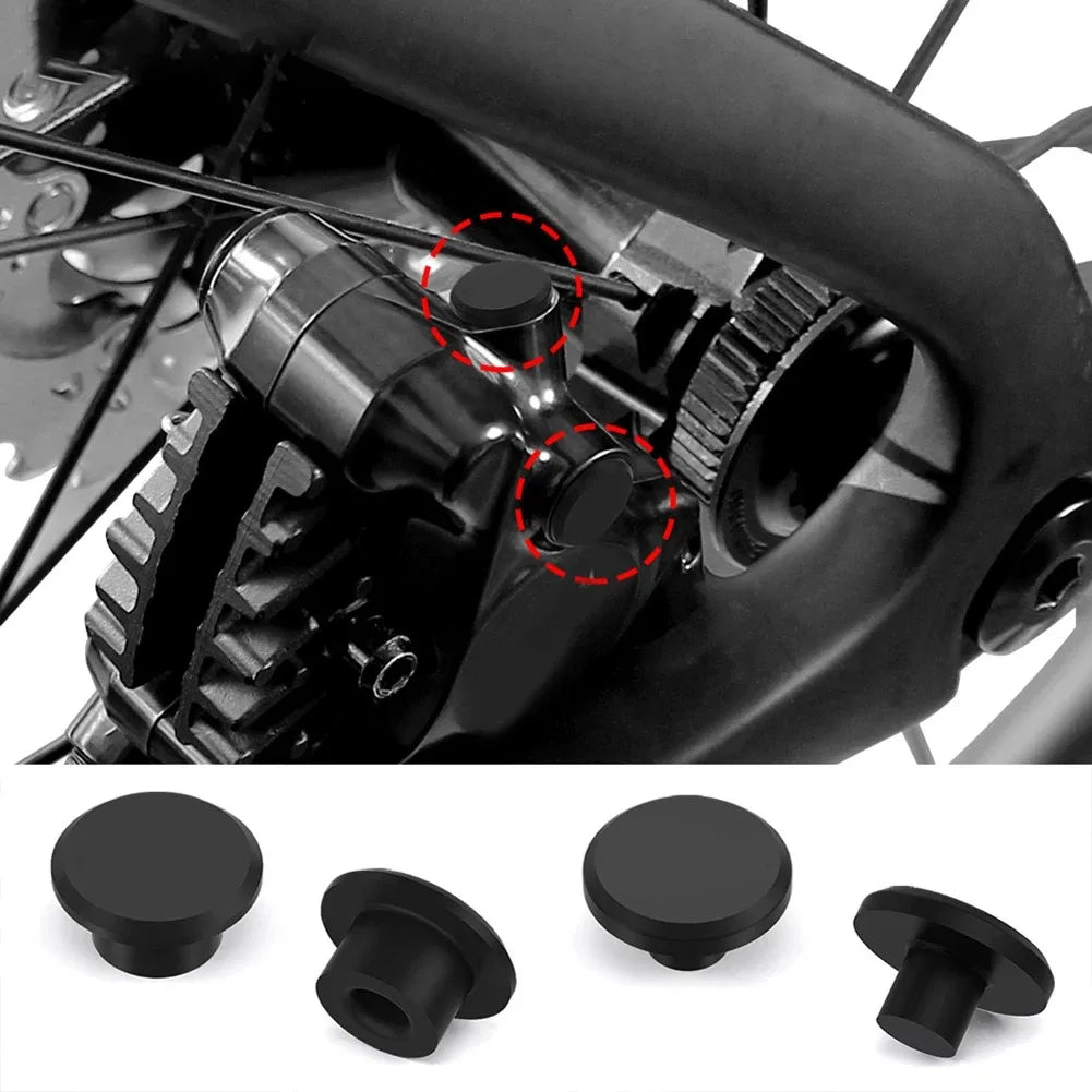 4pcs Road Bicycle Oil Disc Bleed Nipple Cover Oil Nozzle Dus